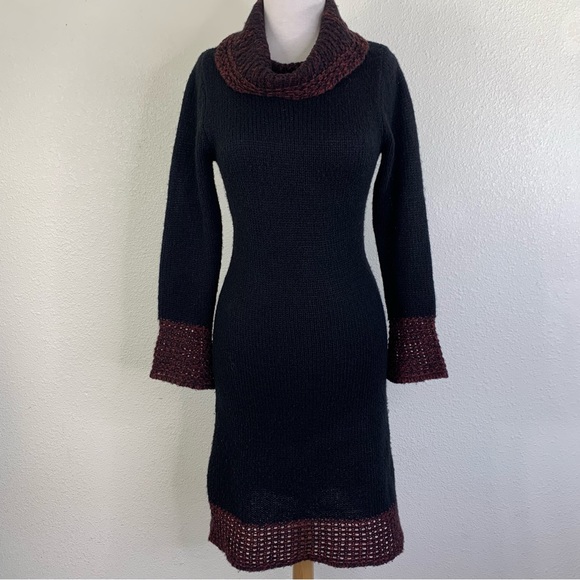 Anthropologie Sweaters - VINTAGE 90's ANTHROPOLOGIE Isabella Bird Wool Blend  Knit Sweater Dress Size XS